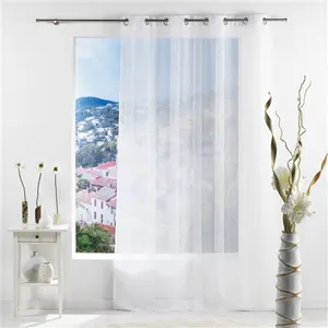 Comparateur de prix : Douceur d'Intérieur Panneau a oeillets 140 x 240 cm voile sable salina Blanc