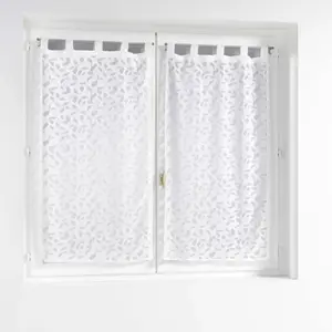 Comparateur de prix : Douceur d'Intérieur Bricoline - Paire droite passants 2 x 60 x 120 cm maille manon Sans