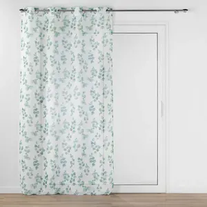 Comparateur de prix : Douceur d'Intérieur Voilage a oeillets 140 x 240 cm voile sablé imprimé Leandre