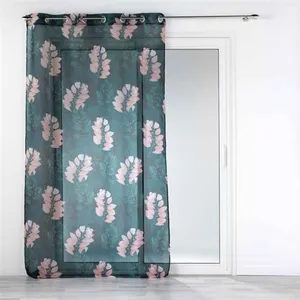 Rideau Voilage à illets Belline 140x280cm Émeraude pas cher
