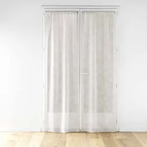 Comparateur de prix : Paire de Voilages Passe-Tringle "Karla" 70x200cm Taupe