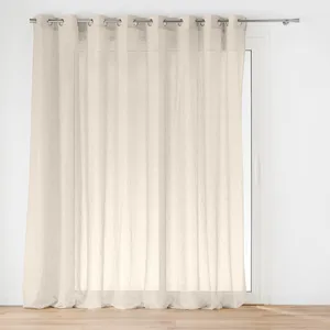 Comparateur de prix : DOUCEUR D'INTERIEUR Voilage à oeillets grande largeur 300 x 240 cm voile tissé Carlin