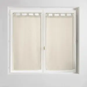 GENERIQUE Paire de Voilages à Passants Carlin 60x120cm Lin
