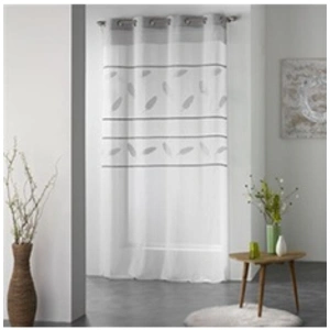 Paris Prix Rideau Voilage "Teora" 140x260cm Gris