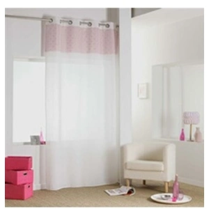 Paris Prix Rideau Voilage à oeillets "Minnie" 140x240cm Rose pas cher