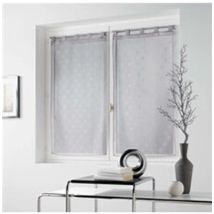Paris Prix Paire de Voilages "Damina" 60x120cm Gris pas cher