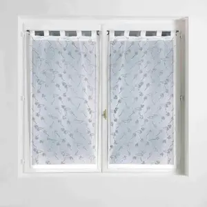 Comparateur de prix : Douceur d'Intérieur Paire droite passants 2 x 60 x 120 cm voile sable applique dalya Blanc