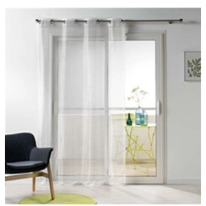 Paris Prix Rideau Voilage Maille "Cadria" 140x240cm Blanc pas cher
