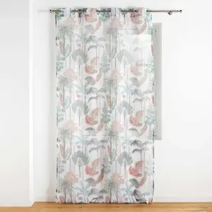 Douceur d'Intérieur panneau a oeillets 140 x 240 cm voile sable imprime terra nova pas cher