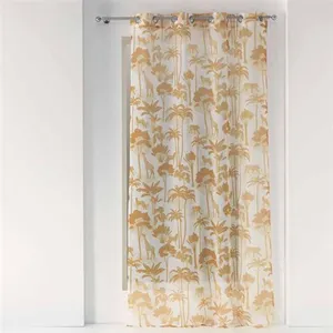 douceur d'interieur 1626585 Voilage, Polyester, Jaune, 140 x 240 CM pas cher