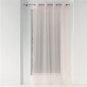 Douceur d'Intérieur panneau a oeillets 140 x 240 cm voile imprime metallise orion rose pas cher