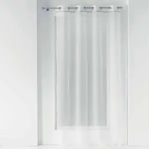douceur d'interieur 1626550 Voilage, Polyester, Blanc, 140 x 240 CM pas cher