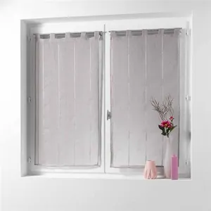 Paris Prix Paire de Voilages "Linahe" 90x120cm Taupe