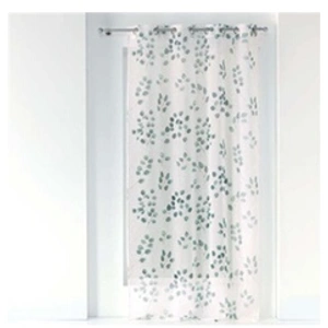 Douceur d'Intérieur panneau a oeillets 140 x 240 cm voile sable imprime antalya blanc pas cher