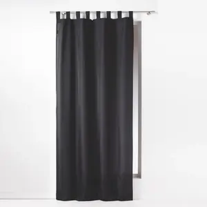 Comparateur de prix : Douceur d'Intérieur Rideau passants 140x260 ESSENTIEL noir