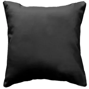 Comparateur de prix : Douceur d'Intérieur 1600836 Coussin en Polyester-Fibre Noir 40 x 40 cm