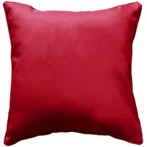 Douceur D'intérieur - Coussin passepoil 40 x 40 cm rouge essentielVendu parcdiscount