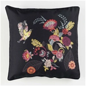 Paris Prix coussin passepoil 40 x 40 cm polyester imprime botania des. place pas cher