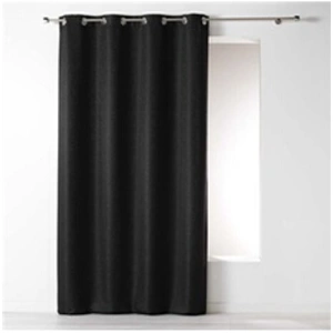 Paris Prix Rideau Uni "Riad" 140x260cm Noir pas cher