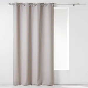 Comparateur de prix : Douceur d'Intérieur Rideau (140 x H260 cm) Chambray newton Lin