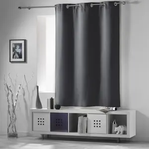 Comparateur de prix : Douceur d'Intérieur Rideau occultant (140 x H180 cm) Uni Anthracite