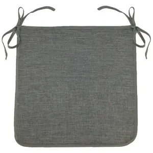 Comparateur de prix : douceur d'Intérieur Galette 40 x 40 x 3.5 cm chambray uni newton Anthracite
