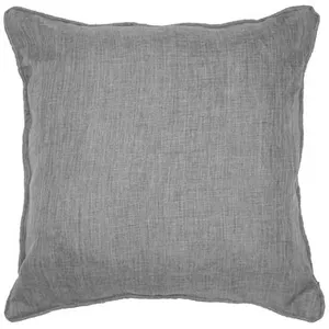 douceur d'intérieur, Coussin (40 x 40 cm) Newton Gris, Chambray