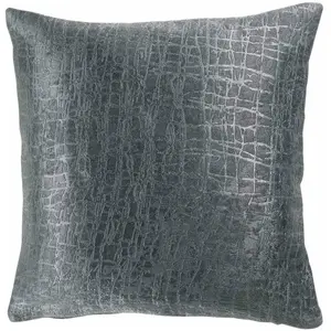 HOMEA PARIS PRIX Housse de Coussin Opacia 40 cm Anthracite pas cher