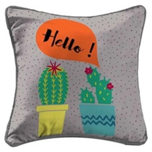 Comparateur de prix : Paris Prix housse de coussin +encart 40 x 40 cm polyester imprime cactus
