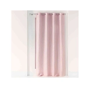 Douceur D'intérieur - Rideaux a oeillets 140 x 260 cm domea Rose/or pas cher