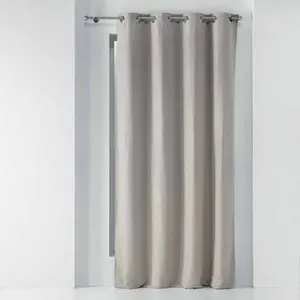 Comparateur de prix : Douceur d'Intérieur Rideau a oeillets 135 x 240 cm occultant chambray uni chinea Lin