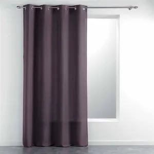 Comparateur de prix : Douceur d'Intérieur, Rideau à Oeillets (140 x 260 cm) Meliane Violet, Tissé