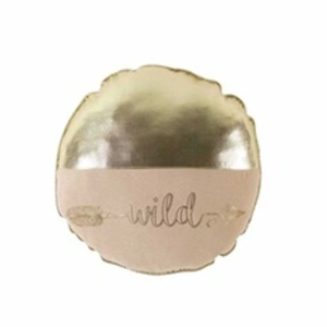 Paris Prix Coussin Déco Rond Wild 40cm Beige pas cher