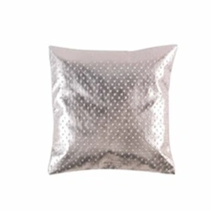 Comparateur de prix : Paris Prix Coussin dehoussable double face 40 x 40 cm sterling Or Rose