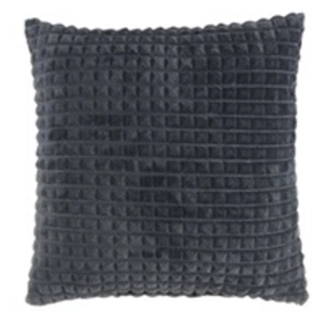 Comparateur de prix : Paris Prix Coussin 40 x 40 cm flanelle jacquard uni quincy Anthracite