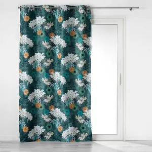 Comparateur de prix : Douceur d'Intérieur RIDEAU A OEILLETS 135 x 260 CM 100% OCCULTANT/MICROFIBRE IMP. OSAKA