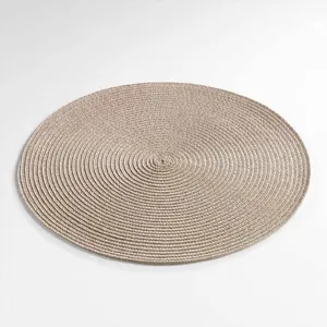 Comparateur de prix : DECORLINE Set de table (0) 35 cm polypropylene zebulon Taupe Douceur d'Intérieur
