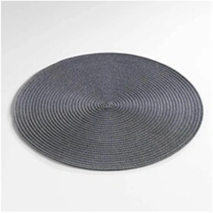 Comparateur de prix :  douceur d'Intérieur Homemaison - Set de table rond 35 cm polypropylene zebulon anthracite