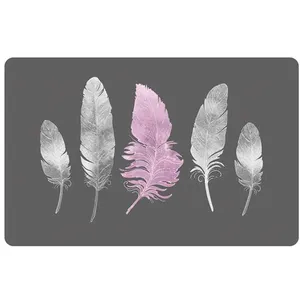 Douceur d'Intérieur Set de table opaque Plumy - 28,5 x 44 cm - Polypropylène