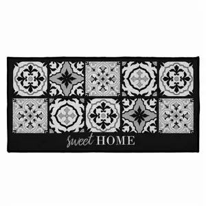Comparateur de prix : tapis deco rectangle 57 x 115 cm imprime alfama Douceur d'Intérieur
