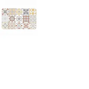 douceur d'intérieur Tapis Déco Rectangle, Salou Orange, 45 x 75 cm pas cher