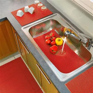 Comparateur de prix : Douceur d'Intérieur Tapis multiusage confectionne 43 x 32 cm softy uni tubulo Rouge