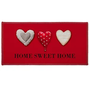 Comparateur de prix : tapis deco rectangle 57 x 115 cm imprime home passion Douceur d'Intérieur