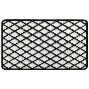 Douceur d'Intérieur Paillasson grille noir pas cher