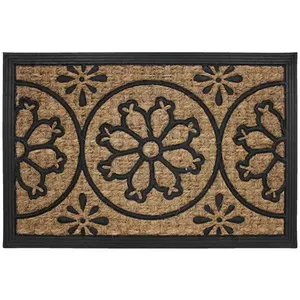 Comparateur de prix : Douceur D'intérieur - Tapis de porte lenaic en noix de coco, 40 x 60 cm