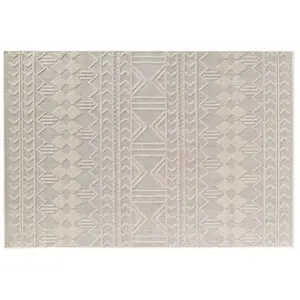 Comparateur de prix : Douceur d'Intérieur Tapis de sol rectangulaire avec motif en relief.