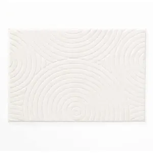 Douceur d'intérieur - Tapis Rectangle (60 x 90 cm) Lazio Naturel, Uni ...