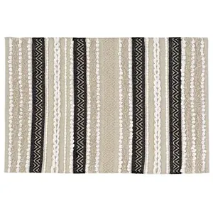 Comparateur de prix : Paris Prix Tapis décoratif au style ethnique (120x170 cm - Beige)