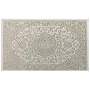 Comparateur de prix : Tapis rectangle 68 x 110 cm viscose tissee cherine Naturel