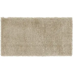 Tapis Shaggy Uni "Tango" 120x170cm Taupe pas cher